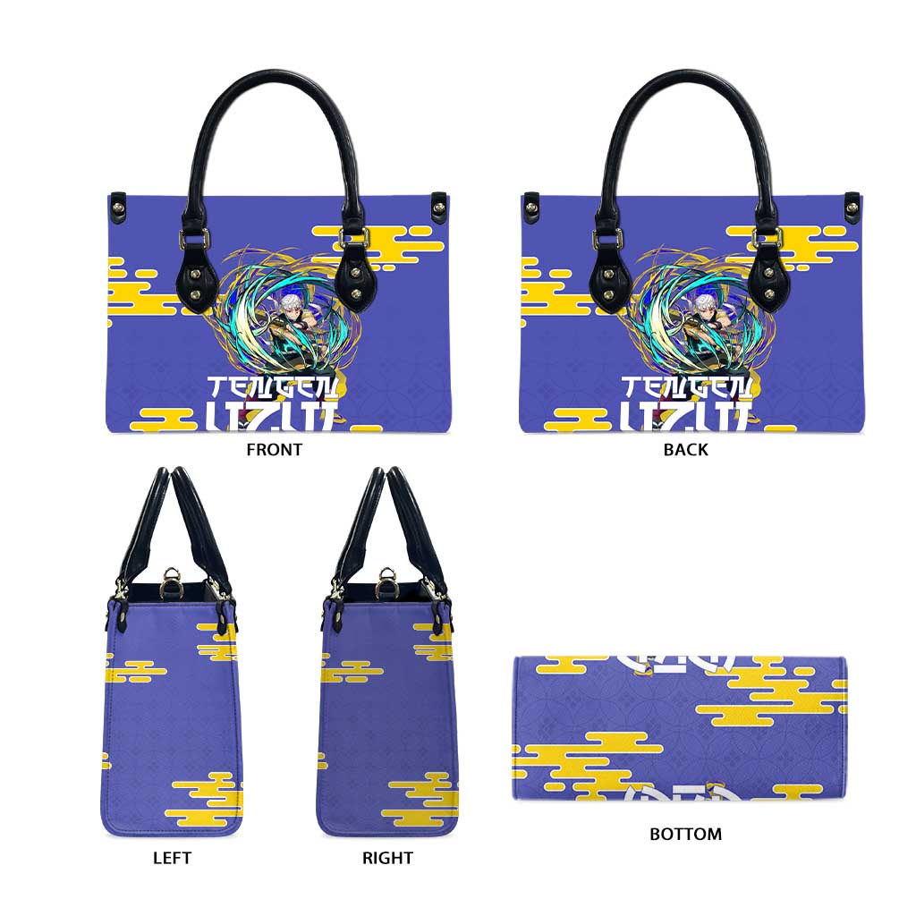 Tengen Uzui Demon Slayer Leather Bag Vibrant Anime Soundwave Style