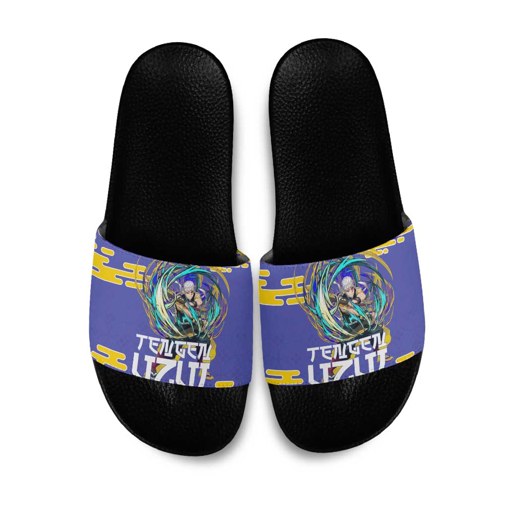 Tengen Uzui Demon Slayer Slide Sandals Vibrant Anime Soundwave Style