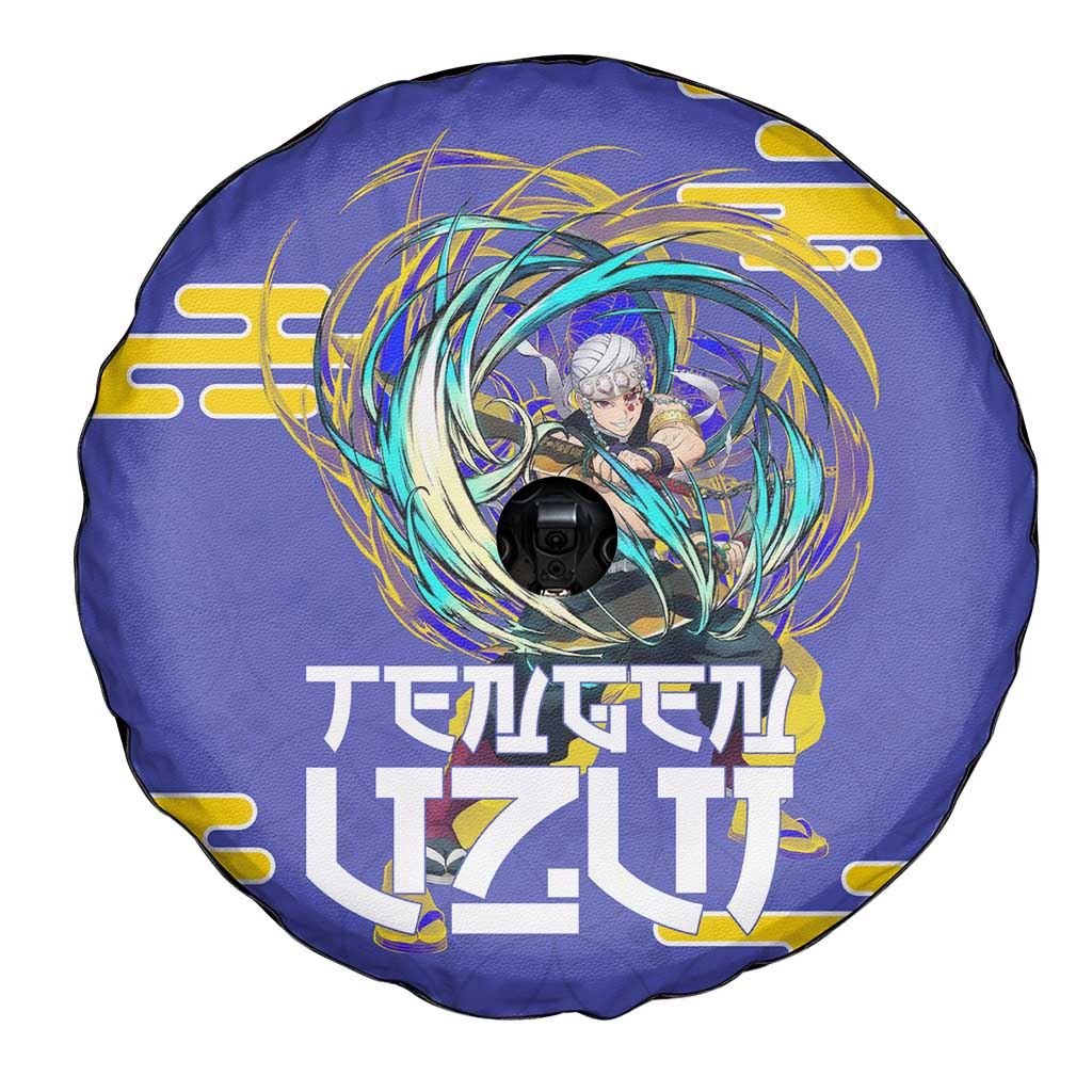 Tengen Uzui Demon Slayer Spare Tire Cover Vibrant Anime Soundwave Style