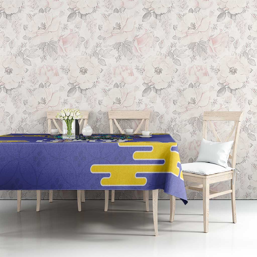 Tengen Uzui Demon Slayer Tablecloth Vibrant Anime Soundwave Style