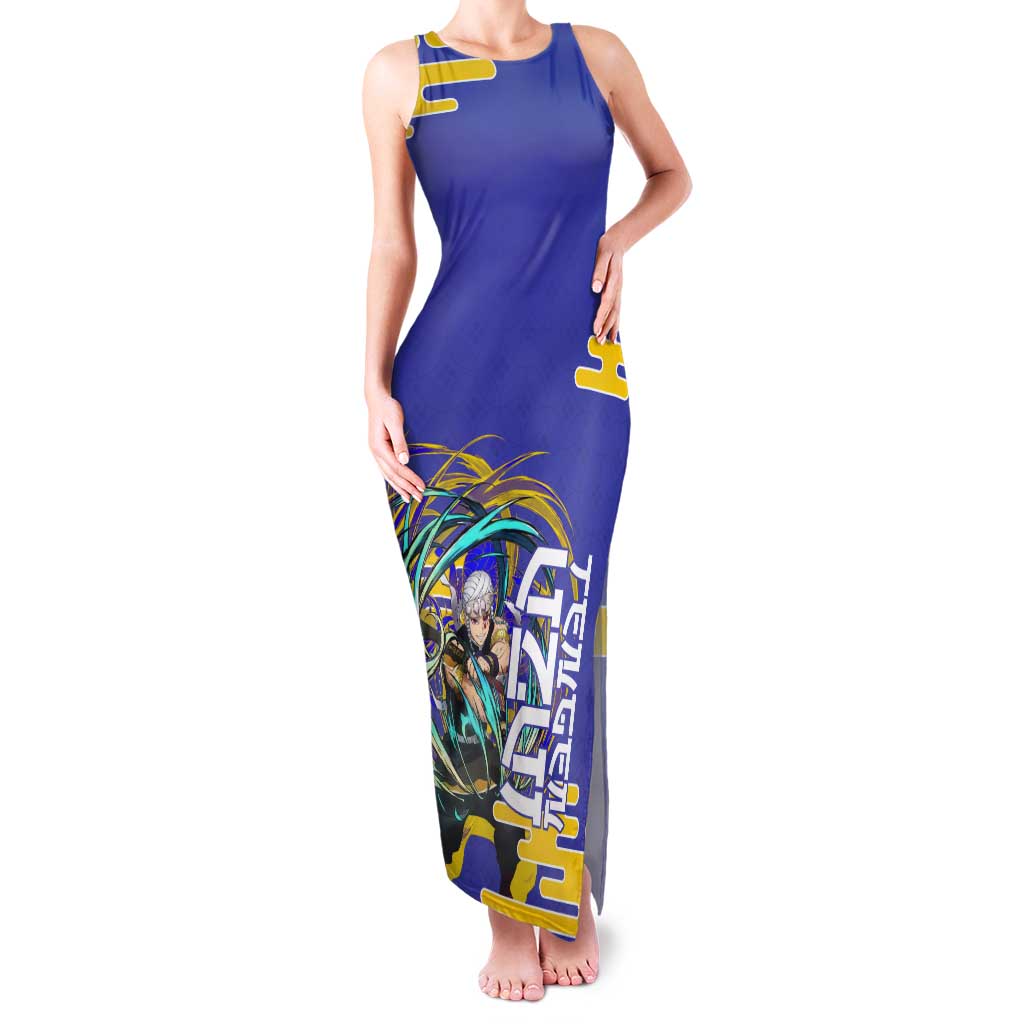 Tengen Uzui Demon Slayer Tank Maxi Dress Vibrant Anime Soundwave Style