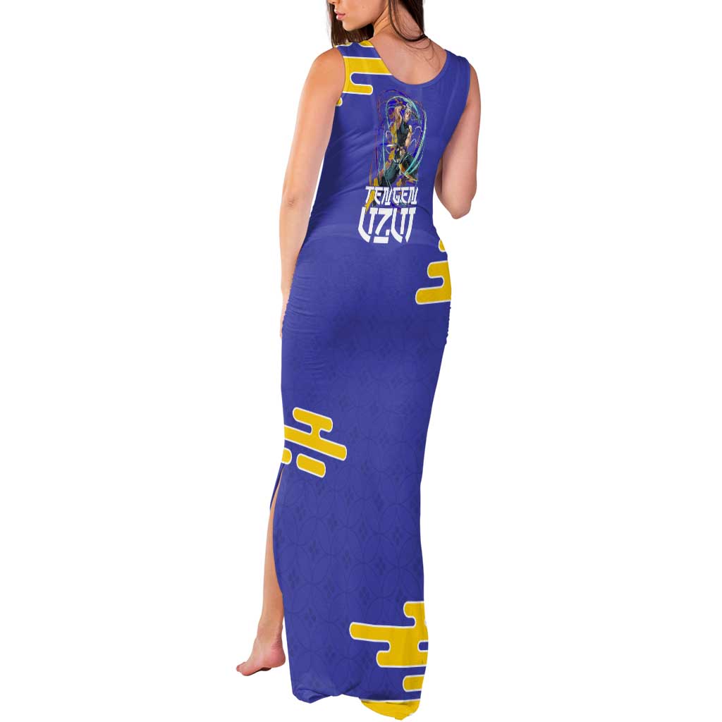 Tengen Uzui Demon Slayer Tank Maxi Dress Vibrant Anime Soundwave Style