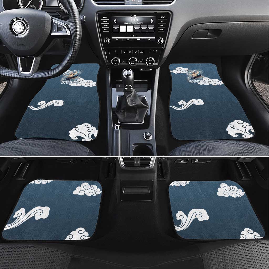 Hashibira Inosuke Demon Slayer Car Mats Whirlwind Anime Cloud Pattern Style