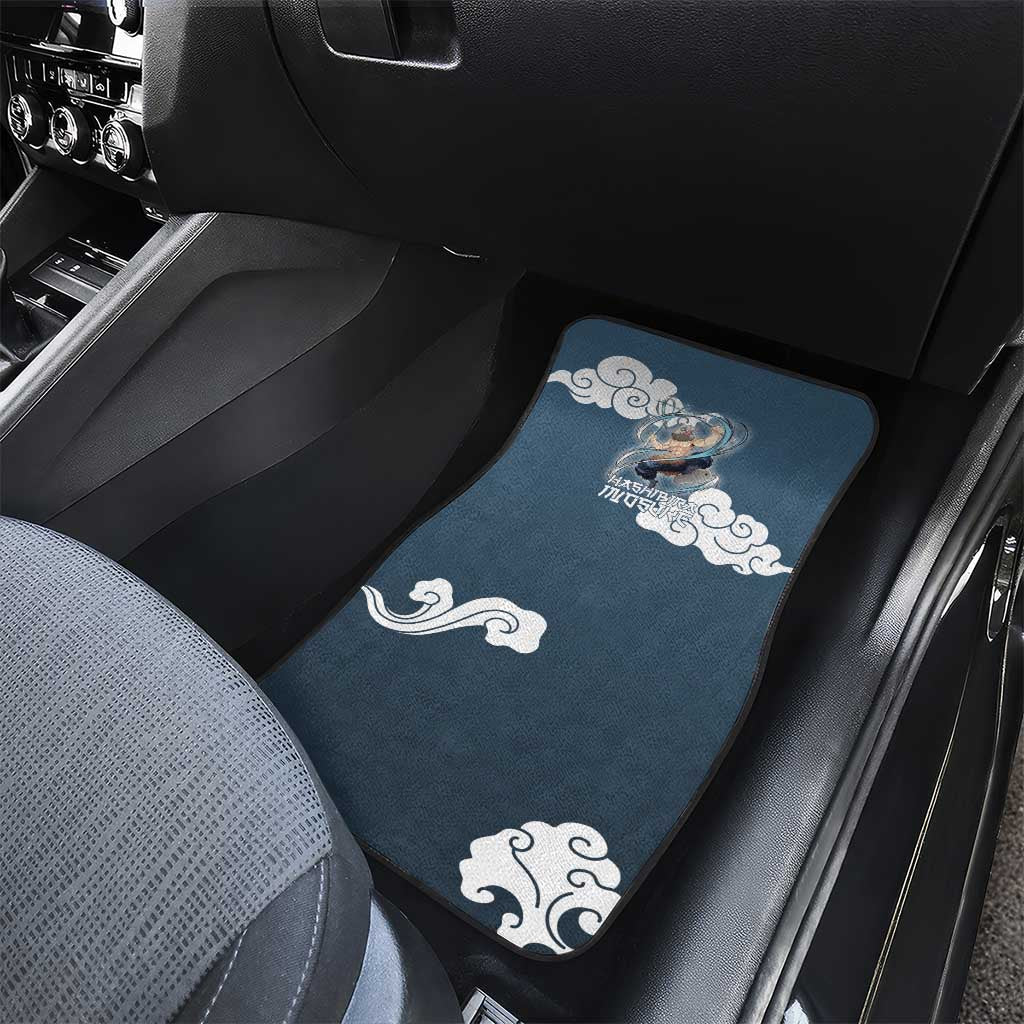 Hashibira Inosuke Demon Slayer Car Mats Whirlwind Anime Cloud Pattern Style