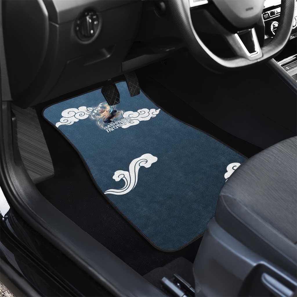 Hashibira Inosuke Demon Slayer Car Mats Whirlwind Anime Cloud Pattern Style
