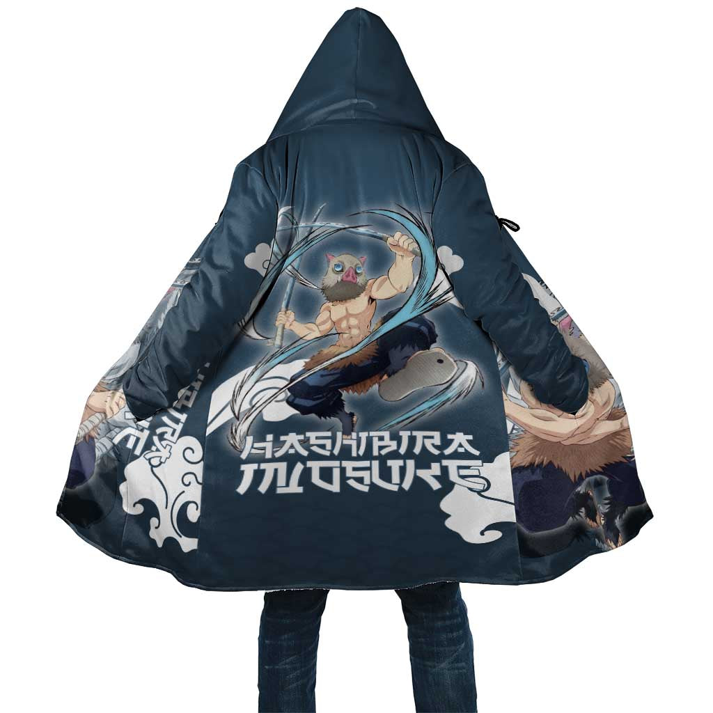 Hashibira Inosuke Demon Slayer Cloak Whirlwind Anime Cloud Pattern Style