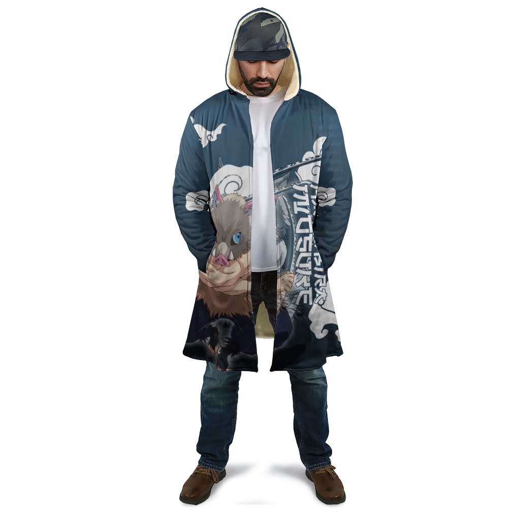 Hashibira Inosuke Demon Slayer Cloak Whirlwind Anime Cloud Pattern Style