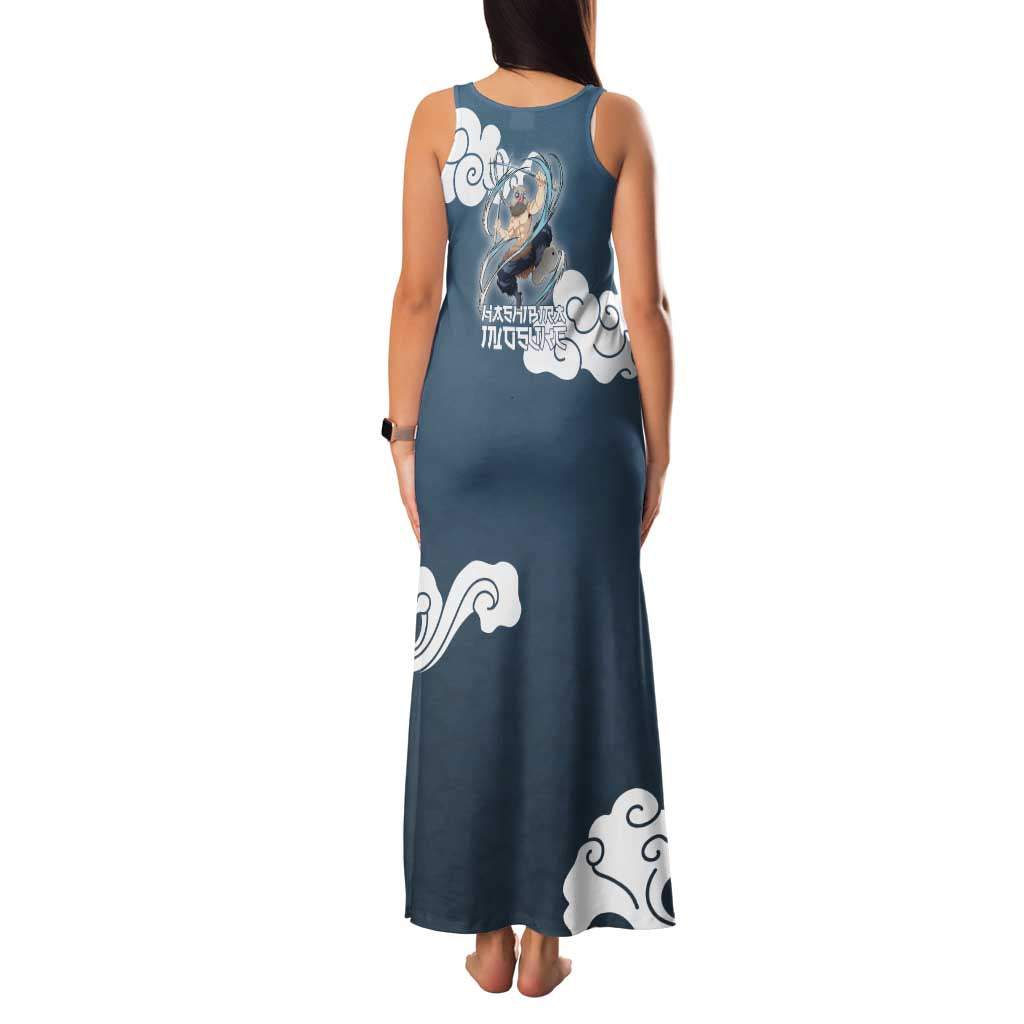 Hashibira Inosuke Demon Slayer Family Matching Tank Maxi Dress and Hawaiian Shirt Whirlwind Anime Cloud Pattern Style