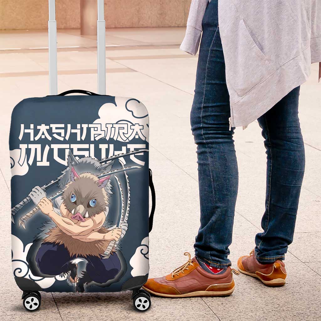 Hashibira Inosuke Demon Slayer Luggage Cover Whirlwind Anime Cloud Pattern Style