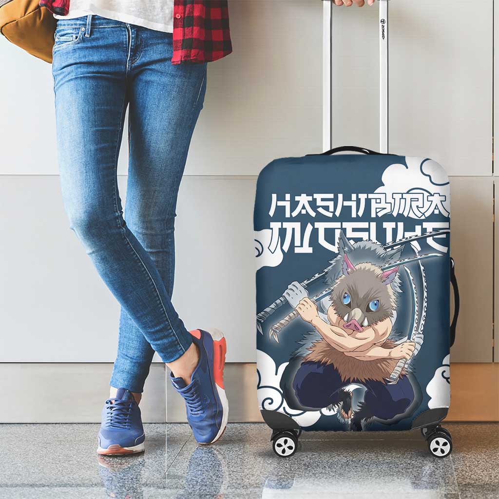 Hashibira Inosuke Demon Slayer Luggage Cover Whirlwind Anime Cloud Pattern Style