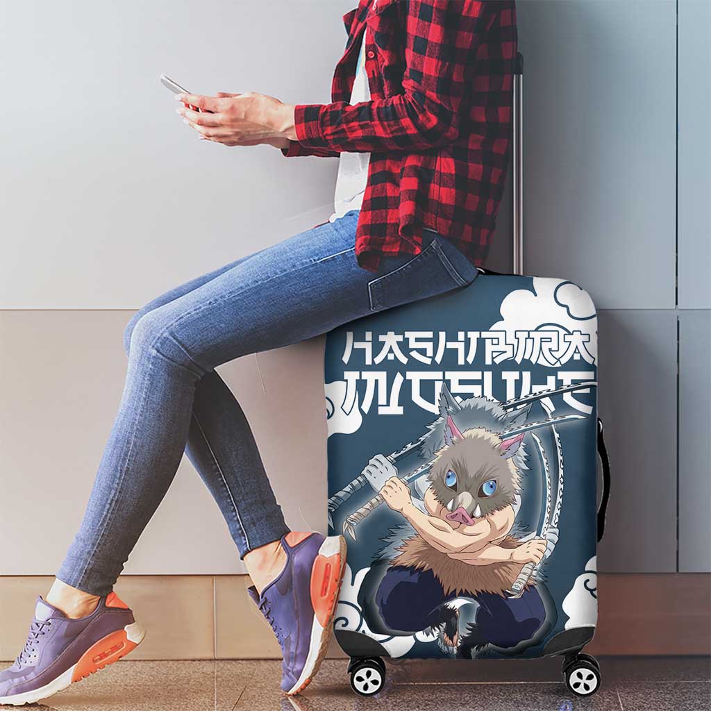 Hashibira Inosuke Demon Slayer Luggage Cover Whirlwind Anime Cloud Pattern Style