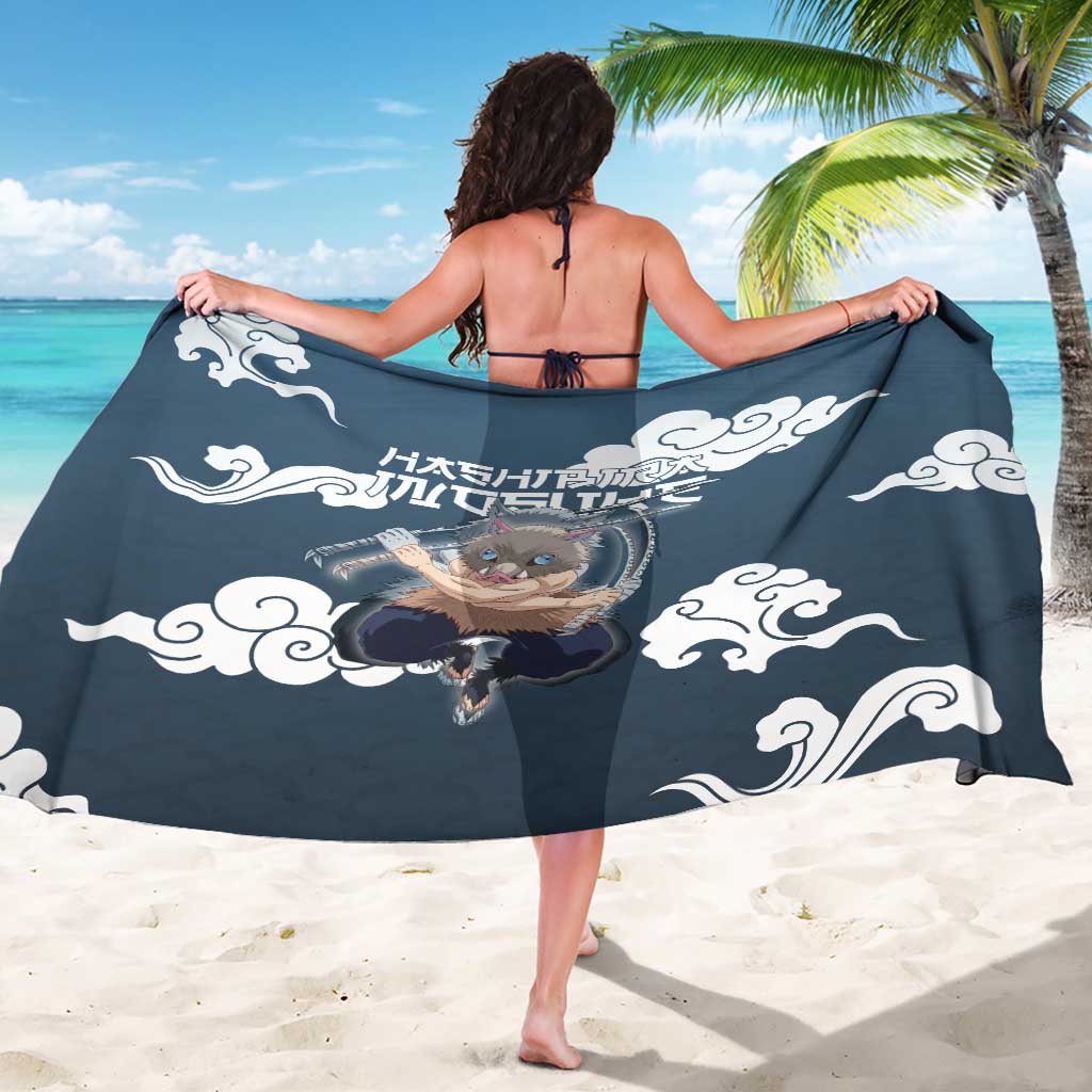 Hashibira Inosuke Demon Slayer Sarong Whirlwind Anime Cloud Pattern Style