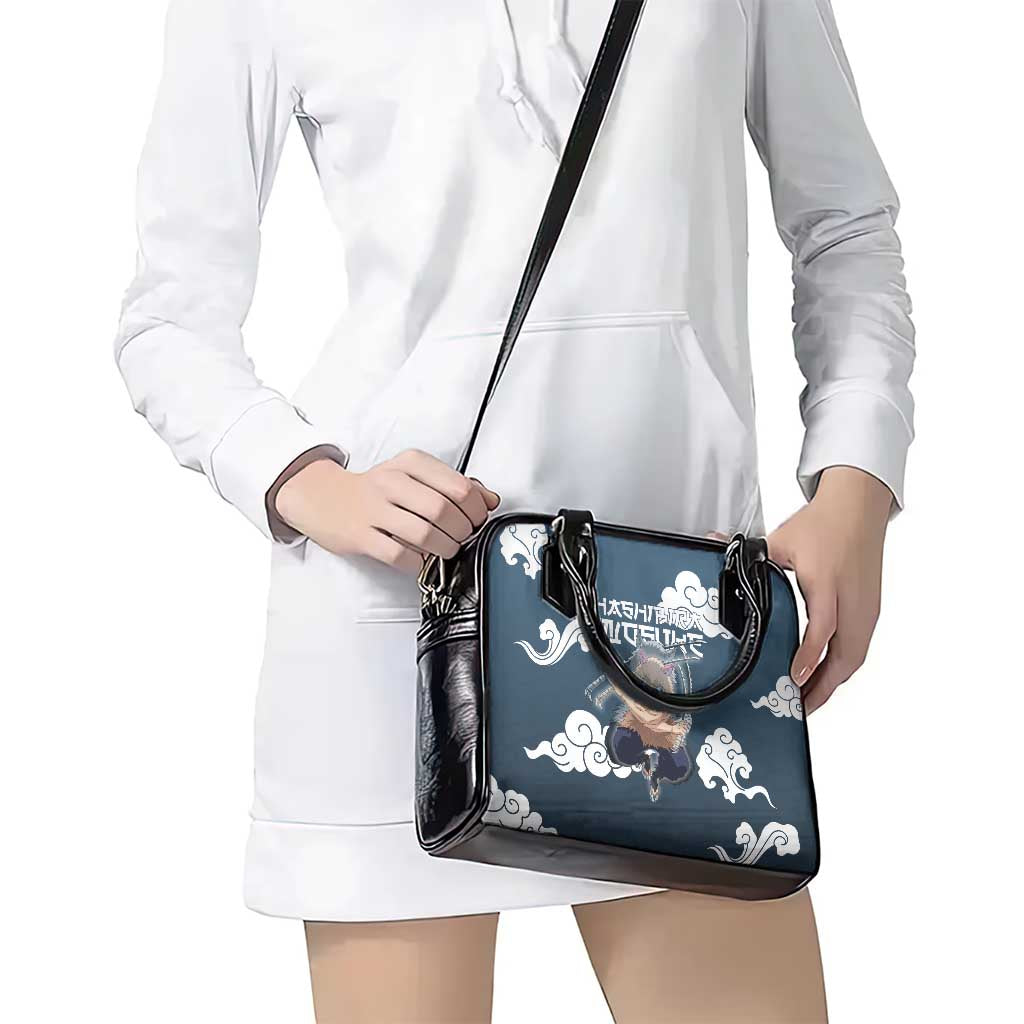 Hashibira Inosuke Demon Slayer Shoulder Handbag Whirlwind Anime Cloud Pattern Style