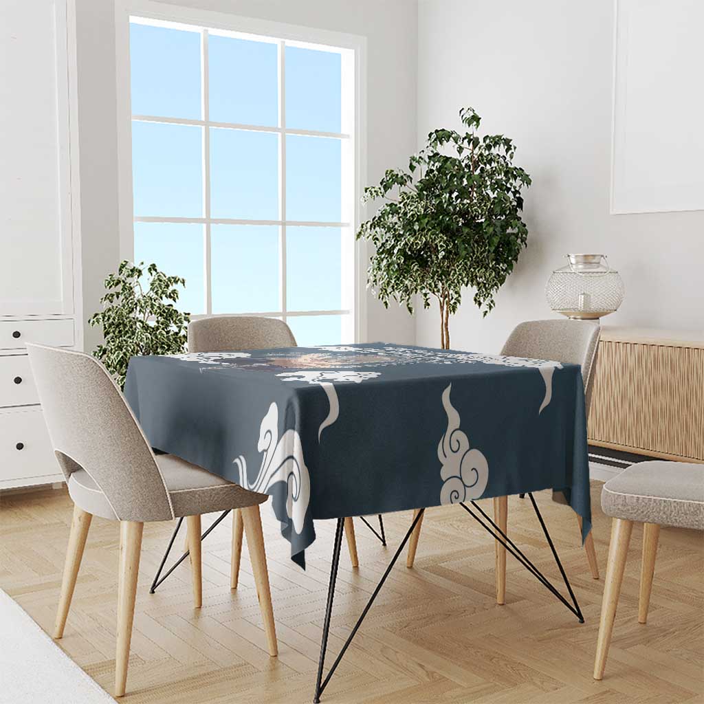 Hashibira Inosuke Demon Slayer Tablecloth Whirlwind Anime Cloud Pattern Style