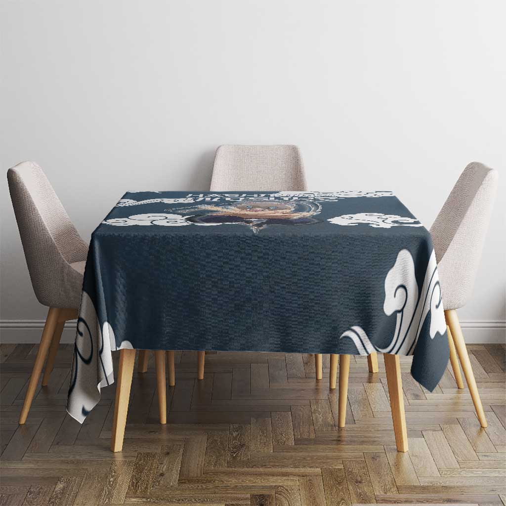 Hashibira Inosuke Demon Slayer Tablecloth Whirlwind Anime Cloud Pattern Style