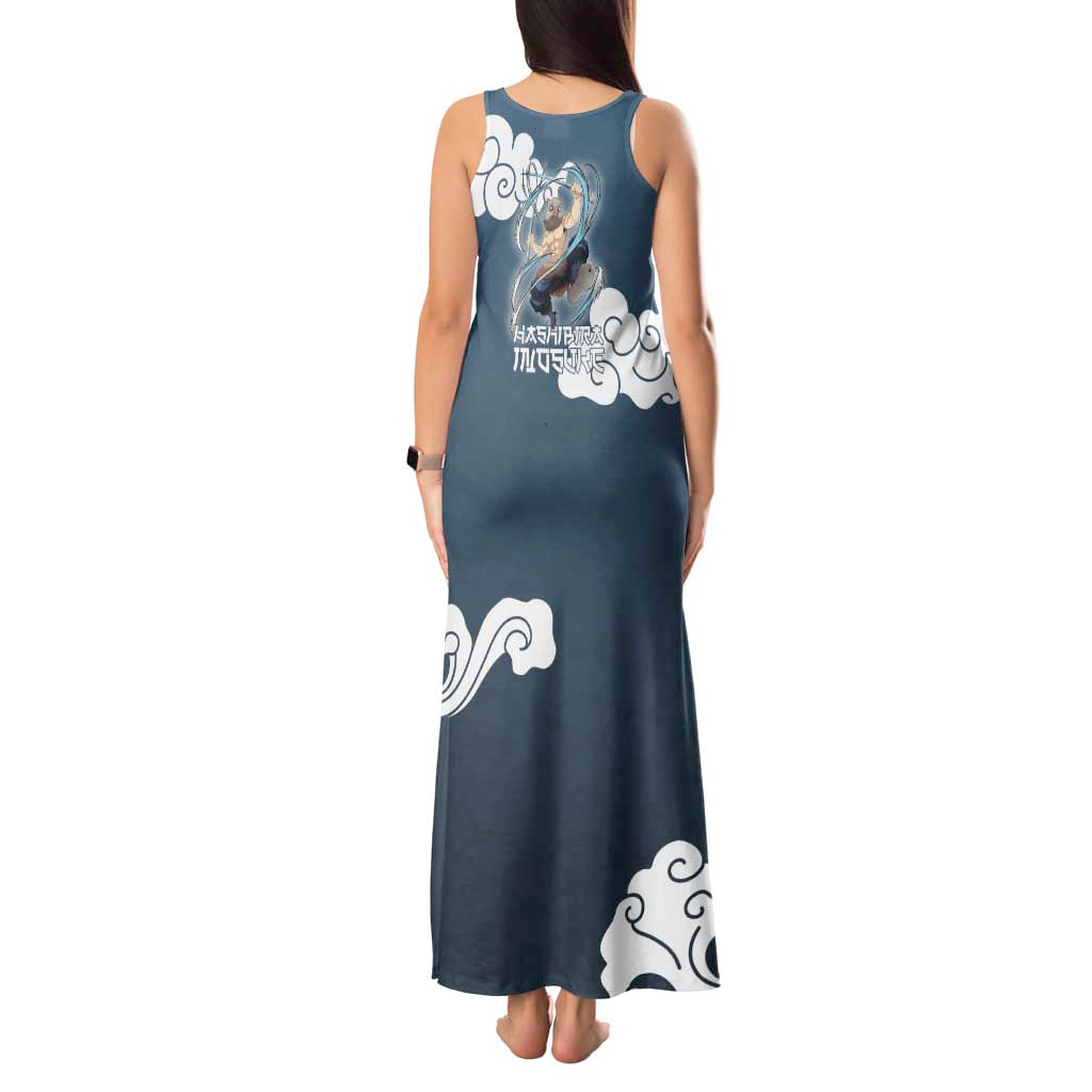Hashibira Inosuke Demon Slayer Tank Maxi Dress Whirlwind Anime Cloud Pattern Style