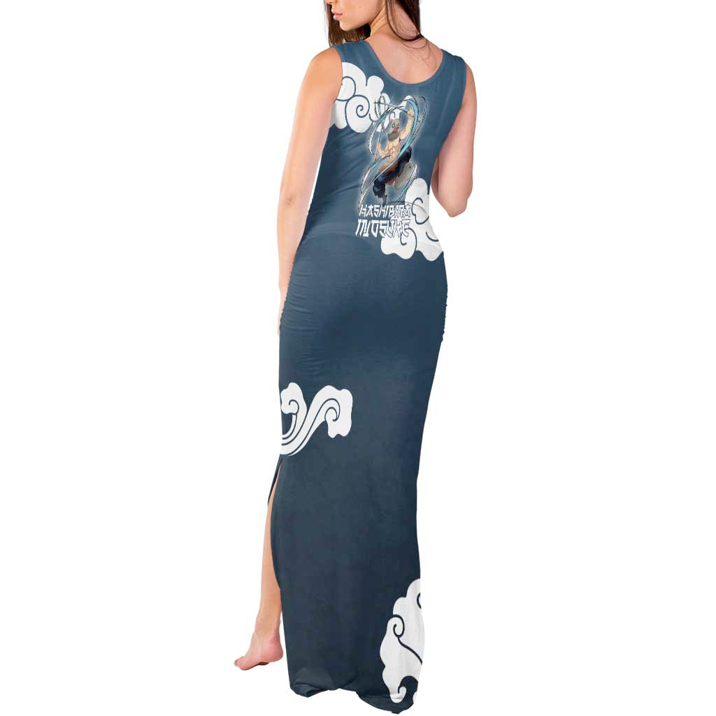 Hashibira Inosuke Demon Slayer Tank Maxi Dress Whirlwind Anime Cloud Pattern Style