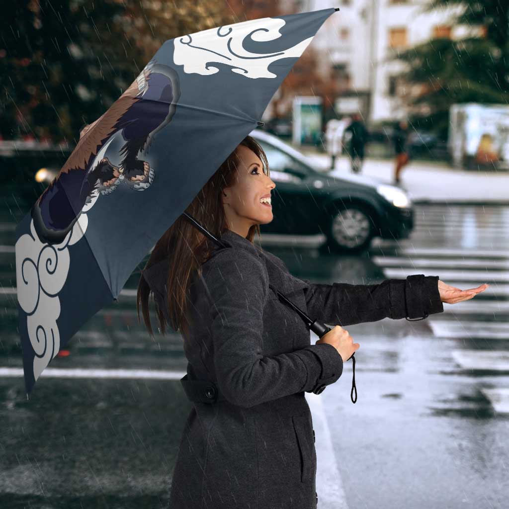 Hashibira Inosuke Demon Slayer Umbrella Whirlwind Anime Cloud Pattern Style