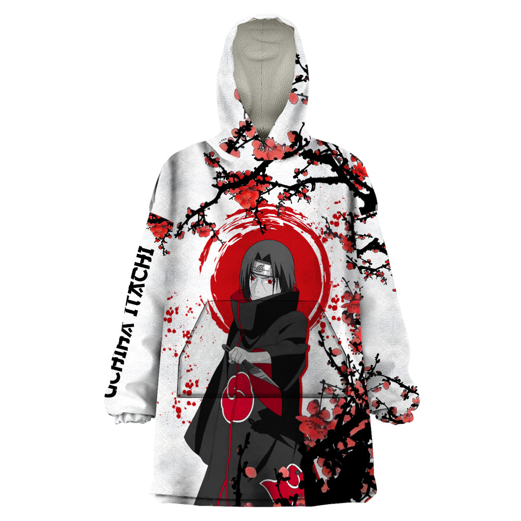 Uchiha Itachi - Anime Japan Style Wearable Blanket Hoodie
