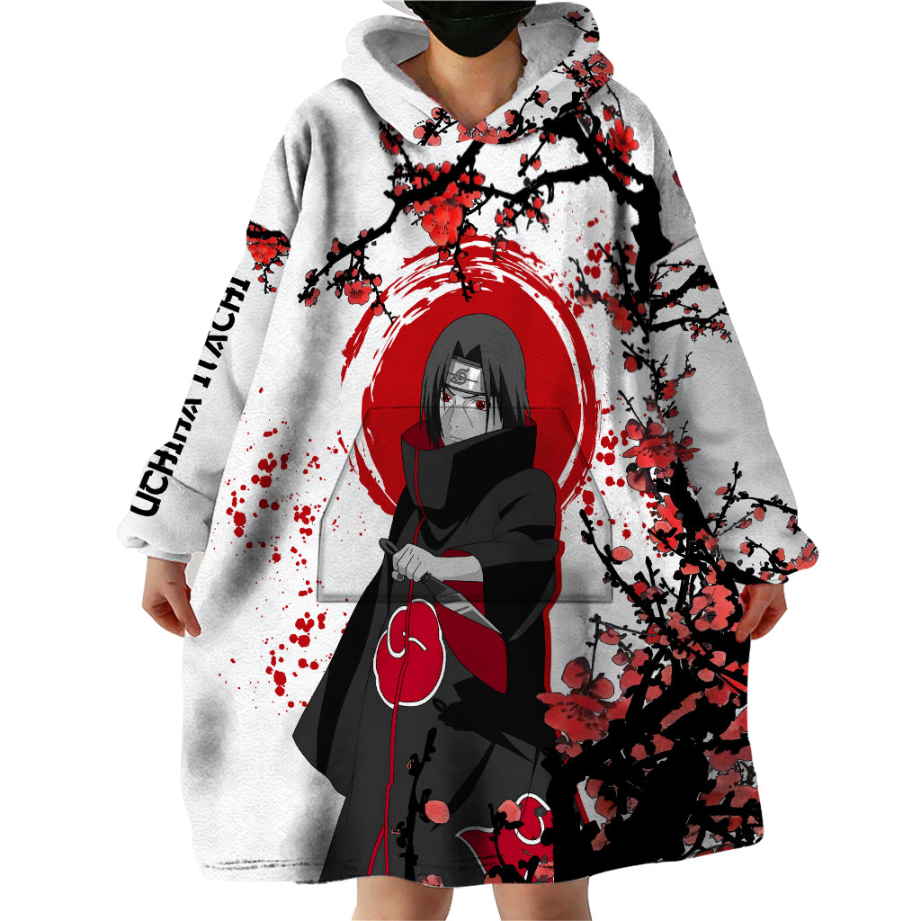 Uchiha Itachi - Anime Japan Style Wearable Blanket Hoodie