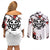 Trafalgar D Law - Japan Style Anime Couples Matching Off Shoulder Short Dress and Long Sleeve Button Shirt