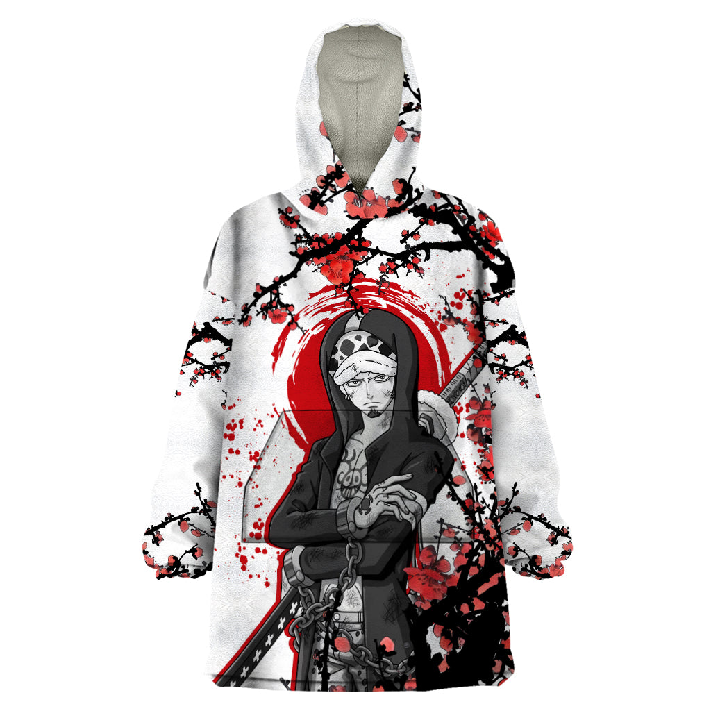 Trafalgar D Law - Japan Style Anime Wearable Blanket Hoodie