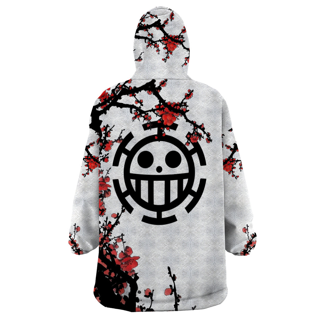 Trafalgar D Law - Japan Style Anime Wearable Blanket Hoodie