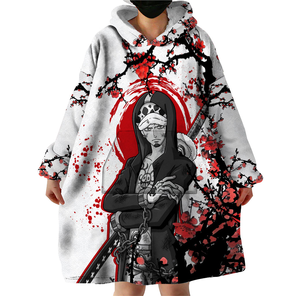 Trafalgar D Law - Japan Style Anime Wearable Blanket Hoodie