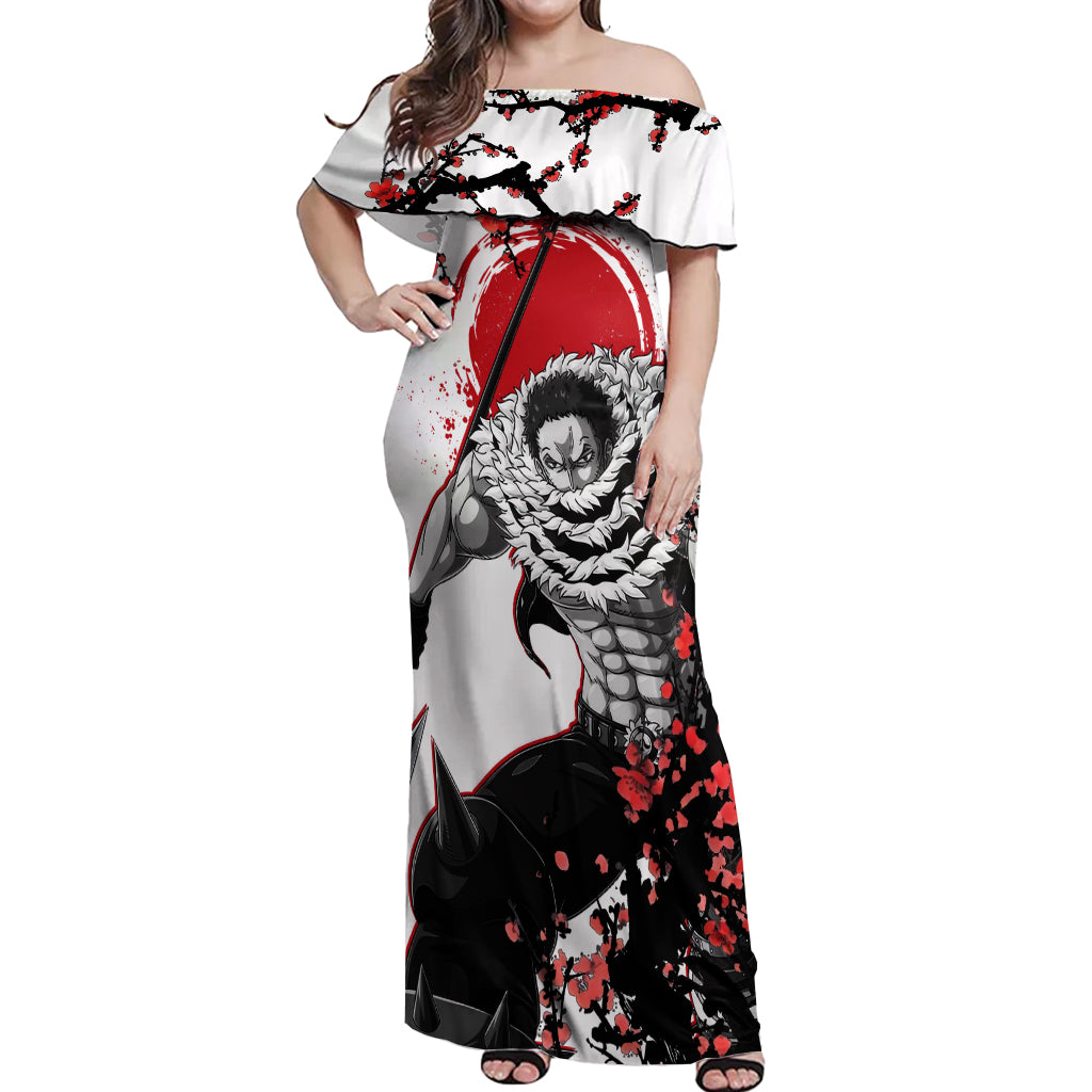 Charlotte Katakuri - Japan Style One Piece Anime Off Shoulder Maxi Dress