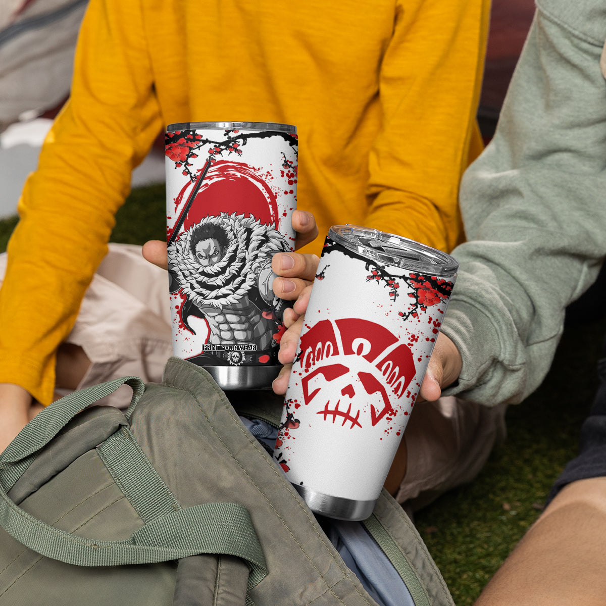 Charlotte Katakuri One Piece Tumbler Cup Japan Style One Piece Anime