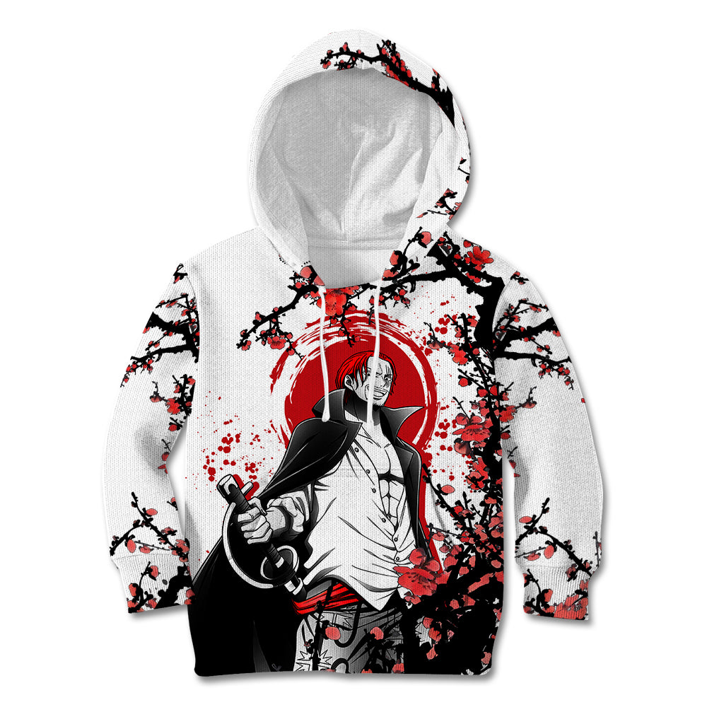 Red-Haired Shanks - Japan Style Anime Kid Hoodie