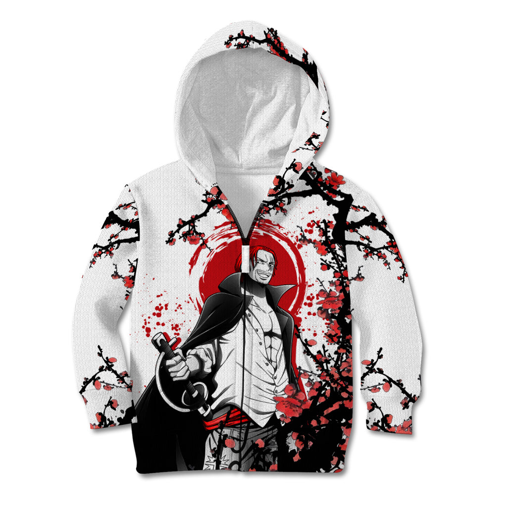 Red-Haired Shanks - Japan Style Anime Kid Hoodie