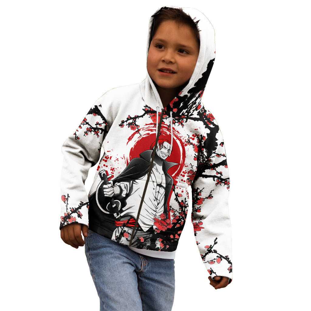 Red-Haired Shanks - Japan Style Anime Kid Hoodie