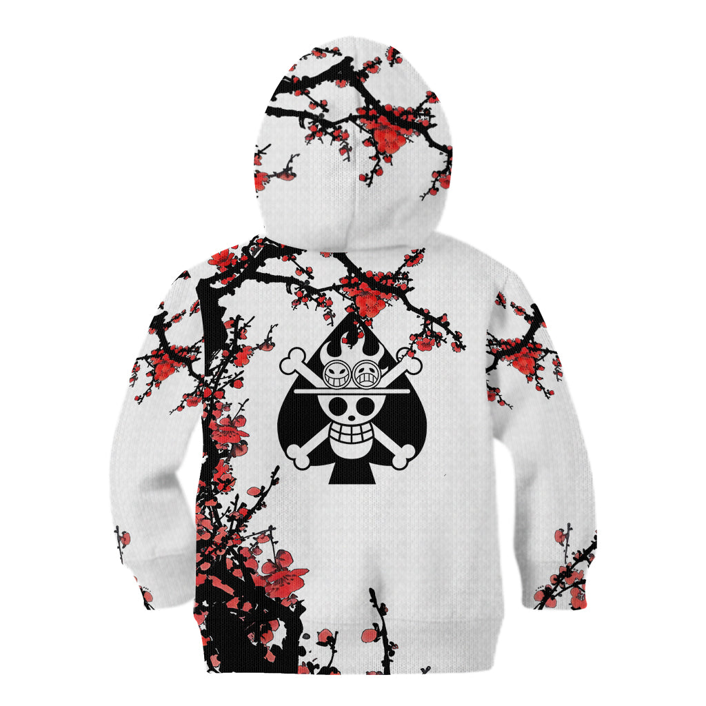 Portgas D. Ace- Japan Style One Piece Anime Kid Hoodie