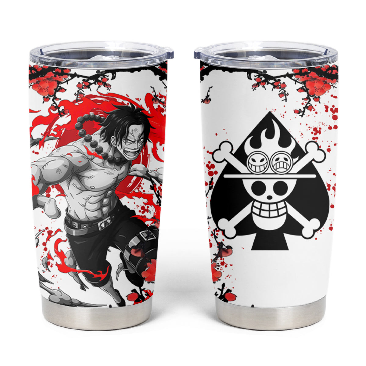 Portgas D. Ace One Piece Tumbler Cup Japan Style One Piece Anime