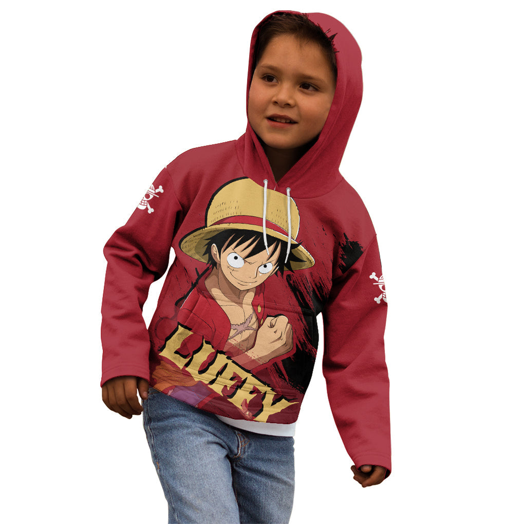 Monkey D Luffy - One Piece Anime Kid Hoodie