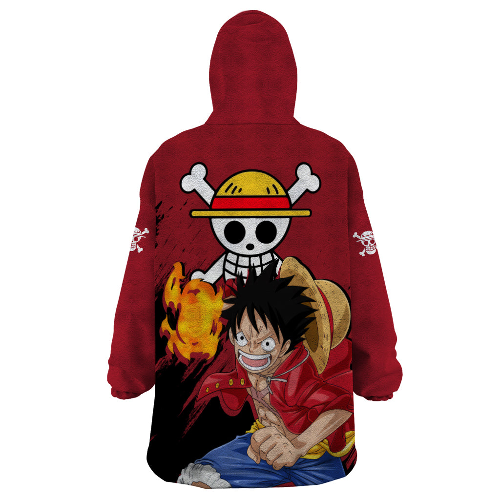 Monkey D Luffy - One Piece Anime Wearable Blanket Hoodie