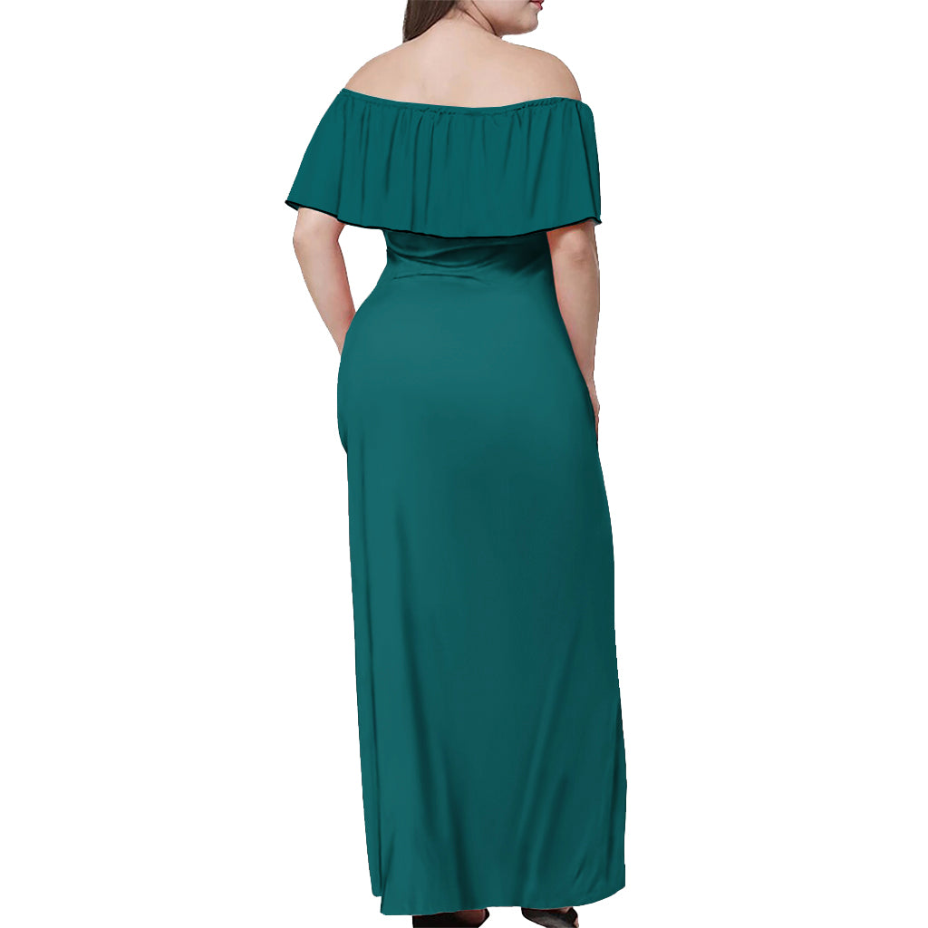 Izuku Midoriya Off Shoulder Maxi Dress