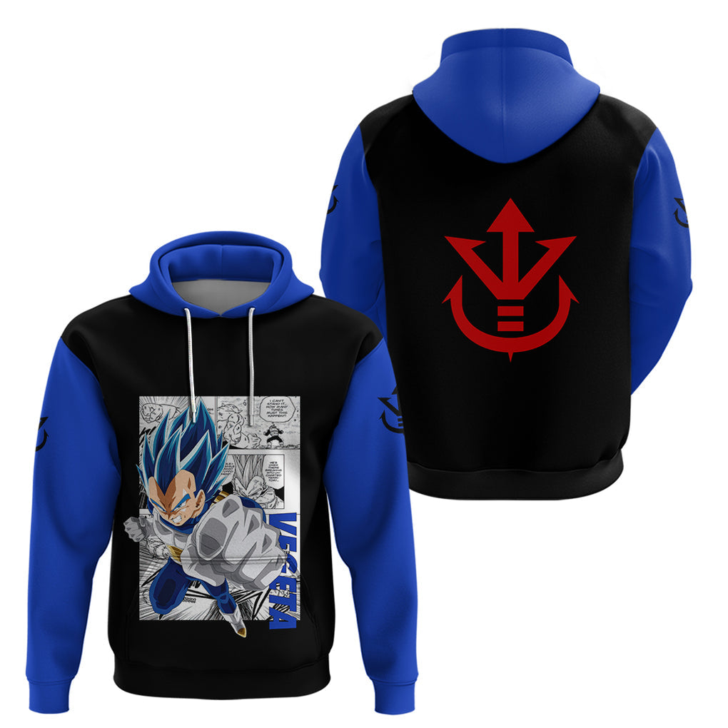 Vegeta Blue - Anime Manga Hoodie