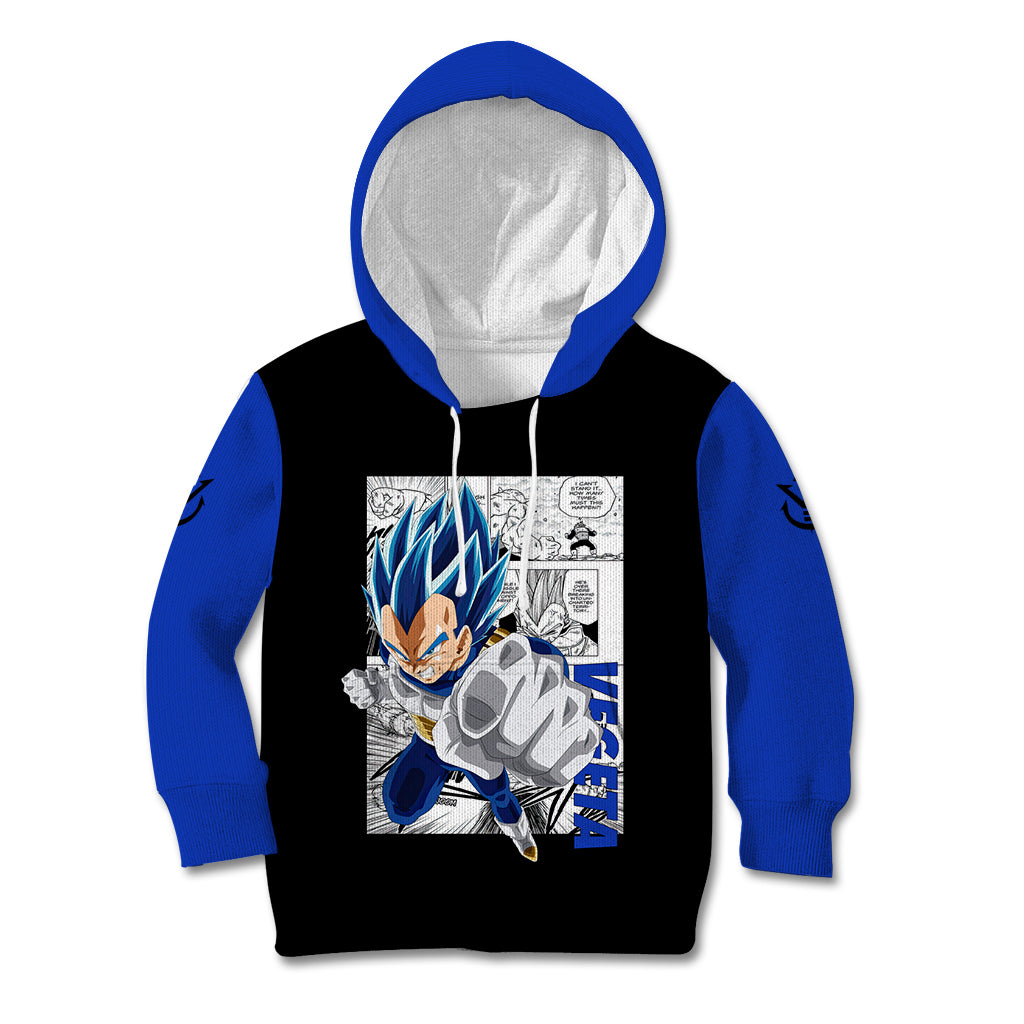 Vegeta Blue - Anime Manga Kid Hoodie