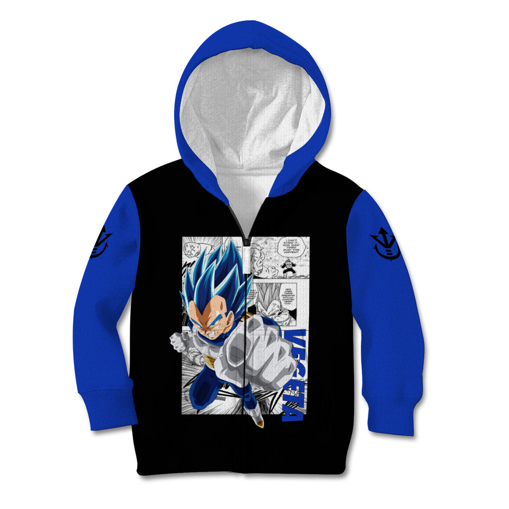 Vegeta Blue - Anime Manga Kid Hoodie