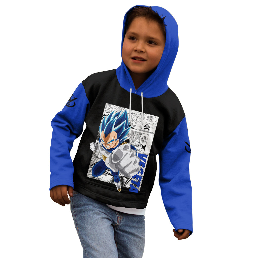 Vegeta Blue - Anime Manga Kid Hoodie