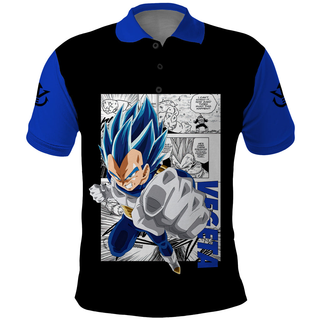Vegeta Blue - Anime Manga Polo Shirt