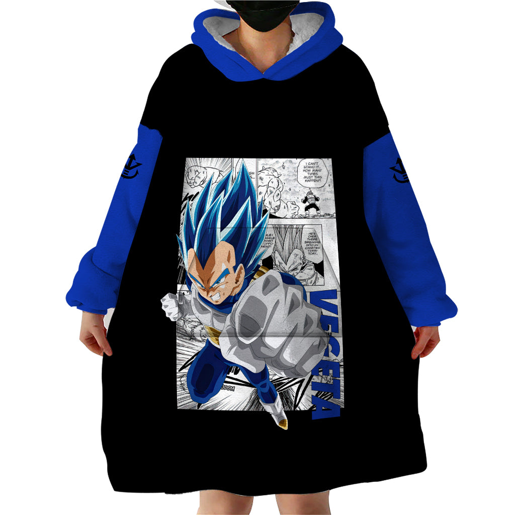 Vegeta Blue - Anime Manga Wearable Blanket Hoodie