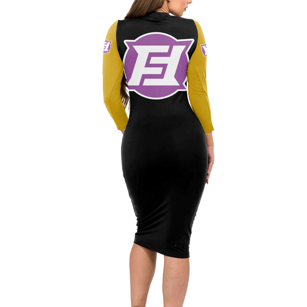 Golden Frieza - Anime Manga Long Sleeve Bodycon Dress