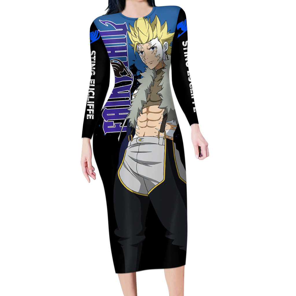 Sabertooth Sting Eucliffe Long Sleeve Bodycon Dress