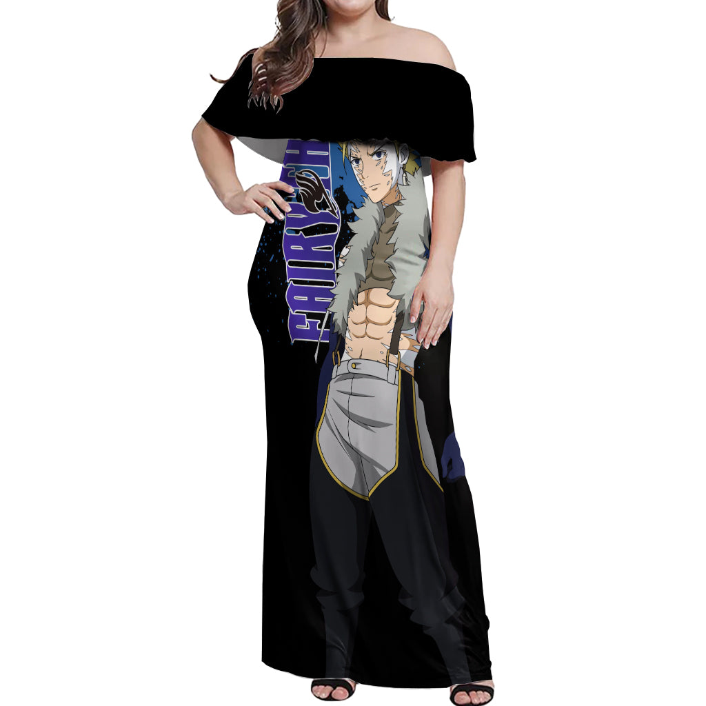 Sabertooth Sting Eucliffe Off Shoulder Maxi Dress