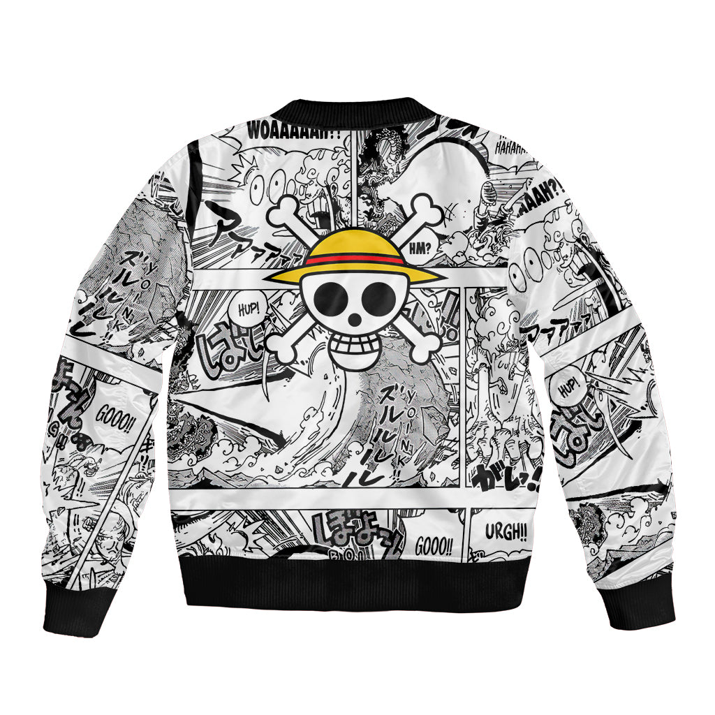 Luffy Gear 5 Awakening - One Piece Anime Mixed Manga Bomber Jacket