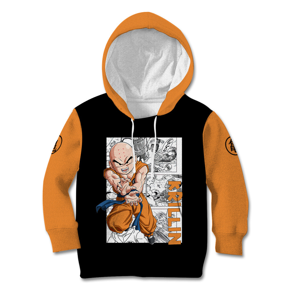 Krillin - Anime Manga Kid Hoodie