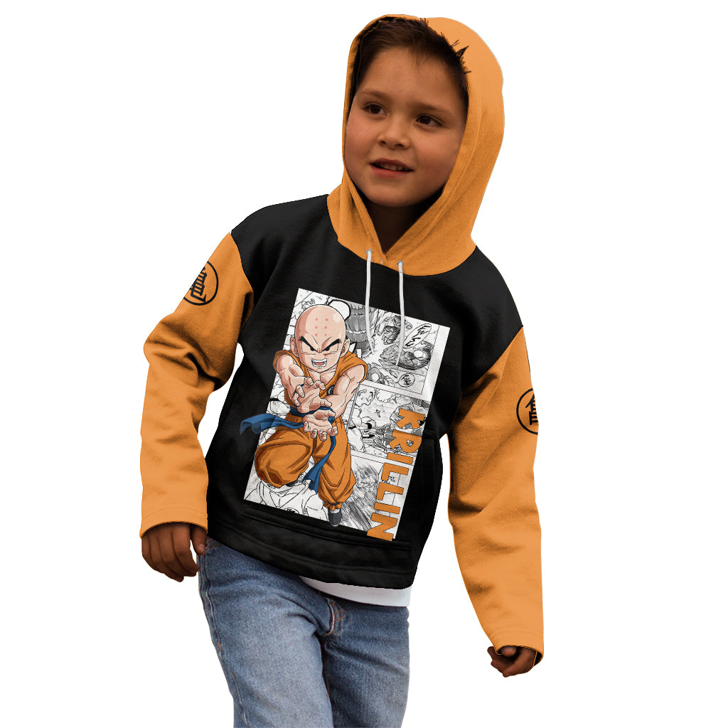 Krillin - Anime Manga Kid Hoodie